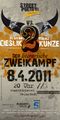 Flyer des 2. Literarischen Zweikampfes (2011)