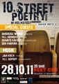 Plakat des 10. Street Poetry Abends (2011)