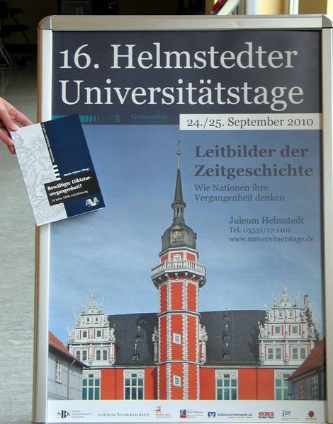 Datei:16. Helmstedter Universitätstage Plakat und Colloquium.jpg